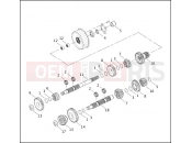 HARLEY-DAVIDSON DYNA SUPER GLIDE  - FXD TRANSMISSION GEARS