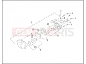 HARLEY-DAVIDSON DYNA WIDE GLIDE  - FXDWG FRONT BRAKE CALIPER