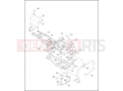 Harley-Davidson 2003 POLICE DYNA DEFENDER  - FXDP FRAME & JIFFY STAND
