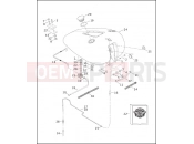 Harley-Davidson 2003 SOFTAIL SOFTAIL STANDARD  - FXSTI FUEL TANK - FXSTD