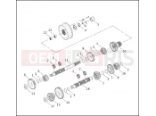 HARLEY-DAVIDSON ELECTRA GLIDE CLASSIC  - FLHTC TRANSMISSION GEARS