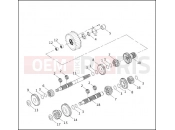Harley-Davidson 2002 DYNA DYNA WIDE GLIDE  - FXDWG TRANSMISSION GEARS