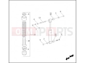 Harley-Davidson 2002 POLICE DYNA DEFENDER  - FXDP SHOCK ABSORBERS - HYDRAULIC
