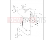 Harley-Davidson 2002 SOFTAIL SOFTAIL STANDARD  - FXSTI FUEL TANK - FXSTD - FUEL INJECTED