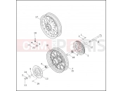 Harley-Davidson 2002 TOURING ROAD KING  - FLHR REAR WHEEL