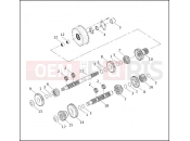 Harley-Davidson 2002 TOURING ULTRA CLASSIC  - FLHTCUI TRANSMISSION GEARS