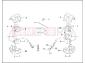 Harley-Davidson 2002 VRSC VRSCA V-ROD  - VRSCA HANDLEBAR SWITCHES