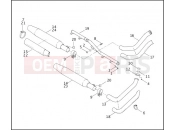 Harley-Davidson 2001 SOFTAIL SOFTAIL DEUCE  - FXSTD EXHAUST SYSTEM - FXST/I, FLSTC/I, FXSTS/I & FXSTB/I