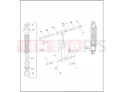 HARLEY-DAVIDSON DYNA SUPER GLIDE  - FXD SHOCK ABSORBERS - HYDRAULIC
