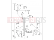 Harley-Davidson 1999 DYNA DYNA WIDE GLIDE  - FXDWG WIRING HARNESS - FXD, FXDSC, FXDL & FXDX (2 OF 2)
