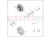 SIDECAR WHEEL - Harley-Davidson FLHTCUI SIDECAR - SIDECAR FOR FLHTCUI 1999