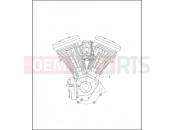 Harley-Davidson 1999 SOFTAIL FAT BOY  - FLSTF ENGINE ASSEMBLY - COMPLETE