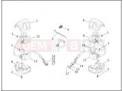 HARLEY-DAVIDSON SOFTAIL STANDARD  - FXST HANDLEBAR SWITCHES