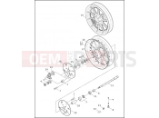 HARLEY-DAVIDSON ELECTRA GLIDE CLASSIC  - FLHTC FRONT WHEEL