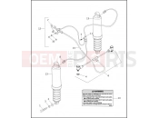 HARLEY-DAVIDSON ELECTRA GLIDE CLASSIC  - FLHTC REAR SHOCK ABSORBERS & AIR SUSPENSION SYSTEM