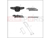 Harley-Davidson 1998 DYNA DYNA WIDE GLIDE  - FXDWG FUEL TANK TRIM