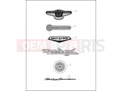 Harley-Davidson 1998 TOURING ELECTRA GLIDE STANDARD  - FLHT FUEL TANK TRIM