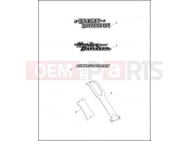 Harley-Davidson 1997 DYNA DYNA WIDE GLIDE  - FXDWG FUEL TANK TRIM
