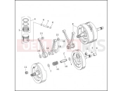 HARLEY-DAVIDSON ELECTRA GLIDE CLASSIC  - FLHTC PISTONS, CONNECTING RODS & FLYWHEELS
