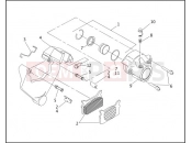 HARLEY-DAVIDSON ELECTRA GLIDE CLASSIC  - FLHTC REAR BRAKE CALIPER