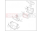HARLEY-DAVIDSON DYNA SUPER GLIDE  - FXD BATTERY TRAY