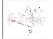 HARLEY-DAVIDSON DYNA SUPER GLIDE  - FXD CLUTCH CONTROL
