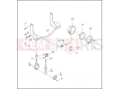 Harley-Davidson 1995 TOURING ELECTRA GLIDE STANDARD  - FLHT AUXILIARY/FOG LAMPS & FRONT TURN SIGNALS - FLHT/C, FLHR (1 OF 2)