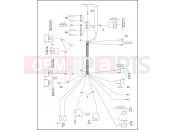 Harley-Davidson 1995 TOURING ELECTRA GLIDE STANDARD  - FLHT WIRING HARNESS, INTERCONNECT - FLHT - 1995 (1 OF 2)
