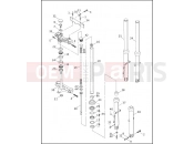 HARLEY-DAVIDSON SUPER GLIDE  - FXR FRONT FORK - FXR (1 OF 2)