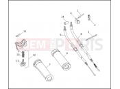 Harley-Davidson 1992 SIDECAR FLTC/FLHTC SIDECAR  - SIDECAR FOR FLTC/FLHTC THROTTLE CONTROL