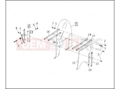 Harley-Davidson 1992 SIDECAR FLTC/FLHTC SIDECAR  - SIDECAR FOR FLTC/FLHTC WINDSHIELD - FLHS & FLSTC