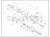 Harley-Davidson 1992 SIDECAR FLTC/FLHTC SIDECAR  - SIDECAR FOR FLTC/FLHTC FRONT BRAKE CALIPER