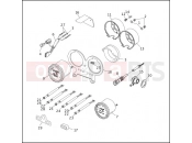 Harley-Davidson 1992 SIDECAR FLTC/FLHTC SIDECAR  - SIDECAR FOR FLTC/FLHTC INSTRUMENTS & INDICATOR LAMPS - FXRP