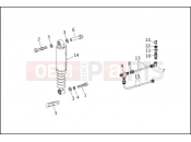 Harley-Davidson 1992 SIDECAR FLTC/FLHTC SIDECAR  - SIDECAR FOR FLTC/FLHTC SHOCK ABSORBERS - FLHTP
