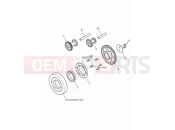 Triumph 2023 Speed Twin 900 Starter drive gears
