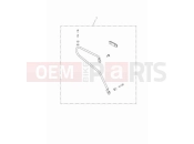 Triumph 2023 Speed Twin 900 Left pannier rail