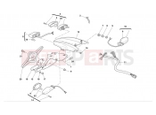 DUCATI 2005 Monster 1000 S PLATE HOLDER - REAR LIGHT