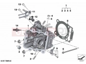BMW Motorrad BMW 2020 C models C 400 GT 21 (0C61, 0C63) Cylinder head | Cylinder head