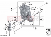 BMW Motorrad BMW 2020 C models C 400 GT 21 (0C61, 0C63) Engine housing cover, right | Engine housing cover, right