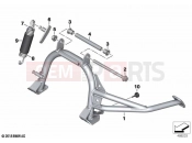BMW Motorrad BMW 2020 C models C 400 GT 21 (0C61, 0C63) Centre stand | Centre stand