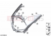BMW Motorrad BMW 2020 C models C 400 GT 21 (0C61, 0C63) Upper trim section | Upper trim section