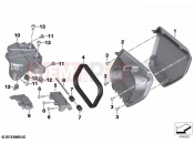 BMW Motorrad BMW 2020 C models C 400 GT 21 (0C61, 0C63) Storage compartment legshield | Storage compartment legshield