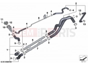 BMW Motorrad BMW 2020 C models C 400 GT 21 (0C61, 0C63) Coolant lines | Coolant lines