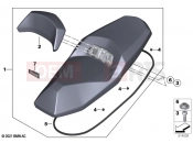 BMW Motorrad BMW 2020 C models C 400 GT 21 (0C61, 0C63) Seat bench | Seat bench