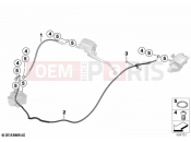 BMW Motorrad BMW 2020 C models C 400 GT 21 (0C61, 0C63) Brake lines, front 2 | Brake lines, front 2