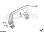 BMW Motorrad BMW 2020 C models C 400 GT 21 (0C61, 0C63) Handle rear | Handle rear