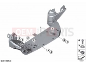 BMW Motorrad BMW 2020 C models C 400 GT 21 (0C61, 0C63) Footboard support | Footboard support