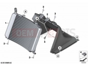 BMW Motorrad BMW 2020 C models C 400 GT 21 (0C61, 0C63) Radiator | Radiator