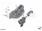 BMW Motorrad BMW 2020 C models C 400 GT 21 (0C61, 0C63) Central locking actuator 2 | Central locking actuator 2