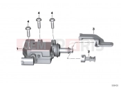 BMW Motorrad BMW 2020 C models C 400 X (0C09, 0C19) Central locking actuator 2 | Central locking actuator 2